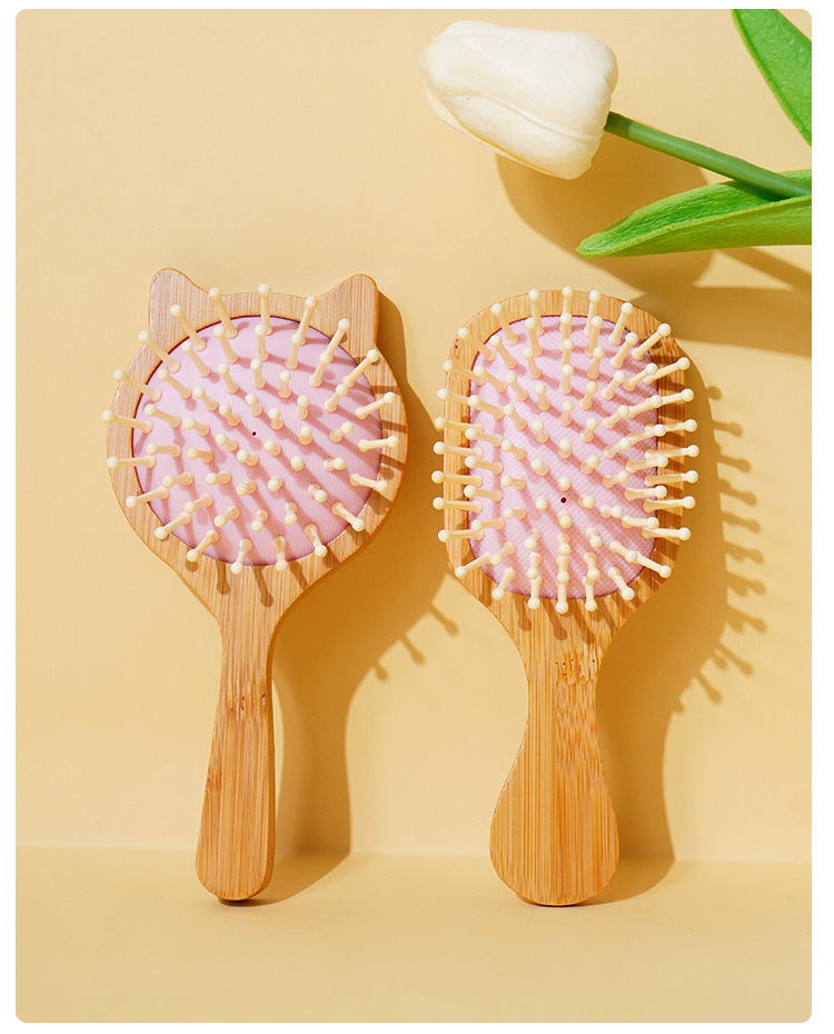 Wholesale Kids Bamboo Paddle Hair Brush