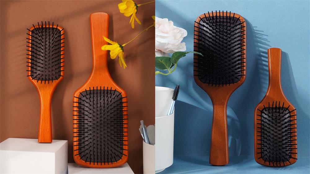 best wooden paddle hair brush