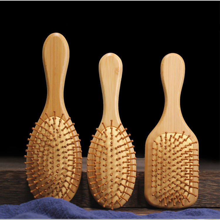 Small Bamboo Paddle Hair Brush Wholesale